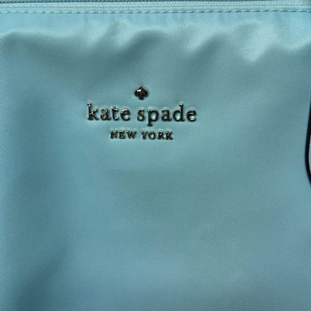Kate Spade Blue Nylon Tote with Elegant Design and Versatile Style